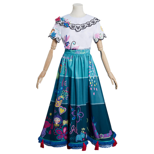 2021 Encanto Mirabel Adulte & Enfant Robe Cosplay Costume