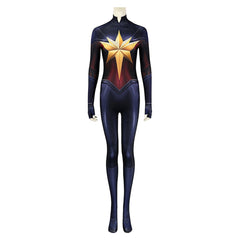 Captain Marvel Carol Danvers Combinaison Cosplay Costume