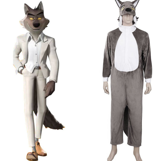 The Bad Guys Wolf Pyjama Combinaison Cosplay Costume