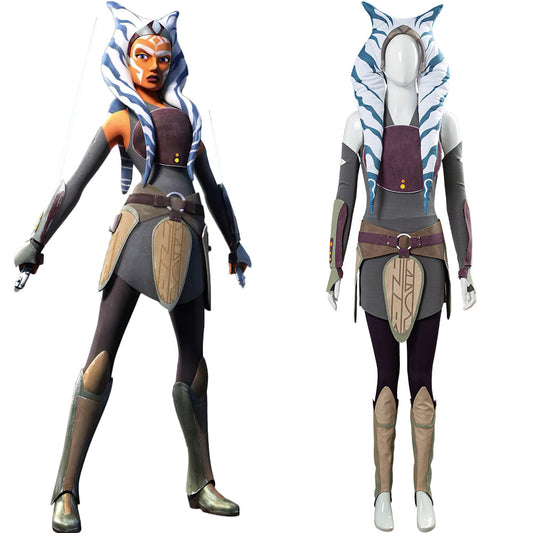 Rebels Ahsoka Tano Jupe Tenue Halloween Carnaval Cosplay Costume