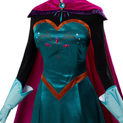 La Reine des neiges Frozen Elsa Robe Halloween Carnaval Cosplay Costume