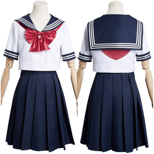 Akebi-chan no Sērāfuku à Manches Courtes Cosplay Costume