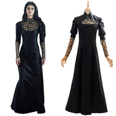 The Witcher TV Yennefer Robe Noire Cosplay Costume
