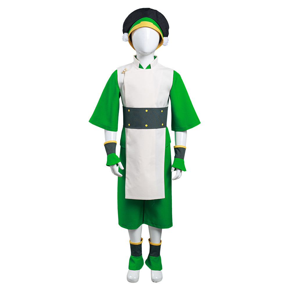 Avatar: The Last Airbender Toph bengfang Costume Enfant Cosplay Costume