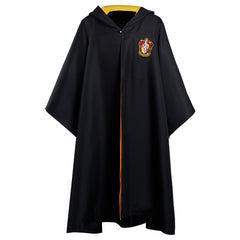 Harry Potter Poufsouffle Hufflepuff Robe Cape Cosplay Costume