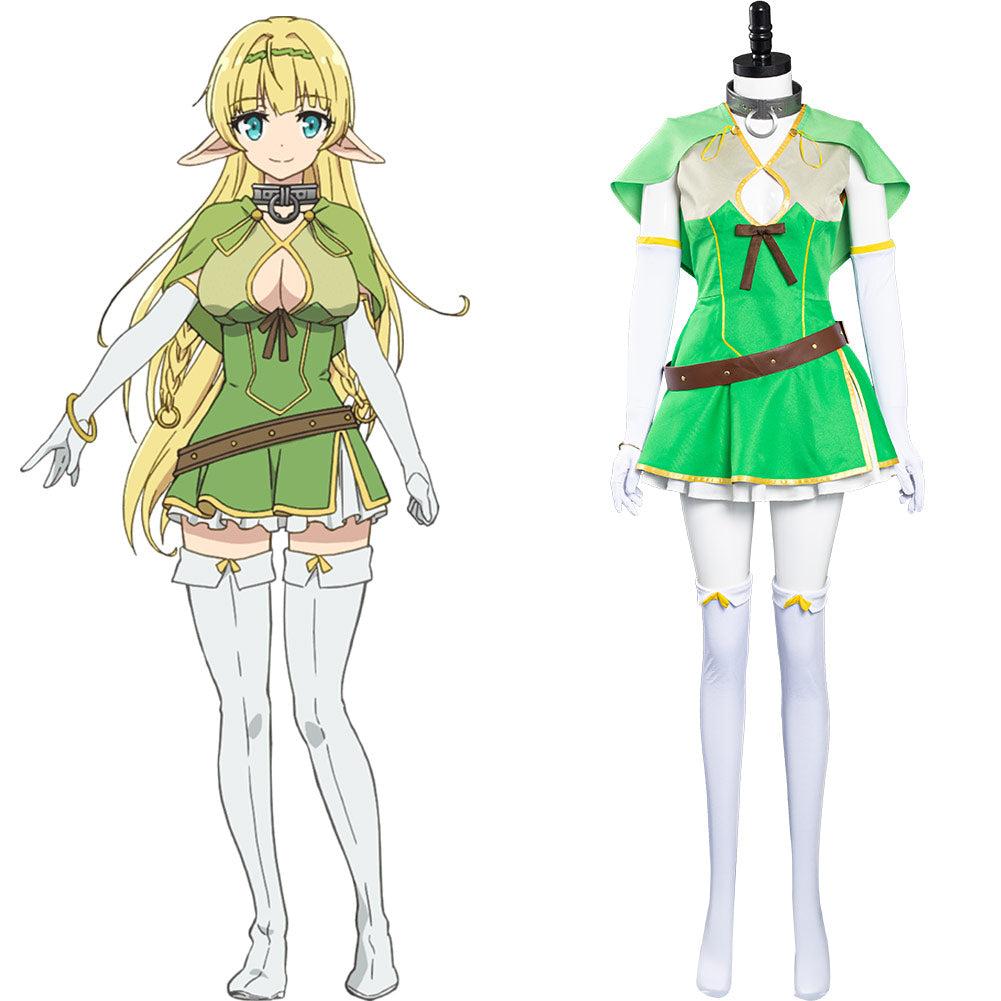 Isekai Maou to Shoukan Shoujo no Dorei Majutsu S2 L. Greenwood Shera Cosplay Costume