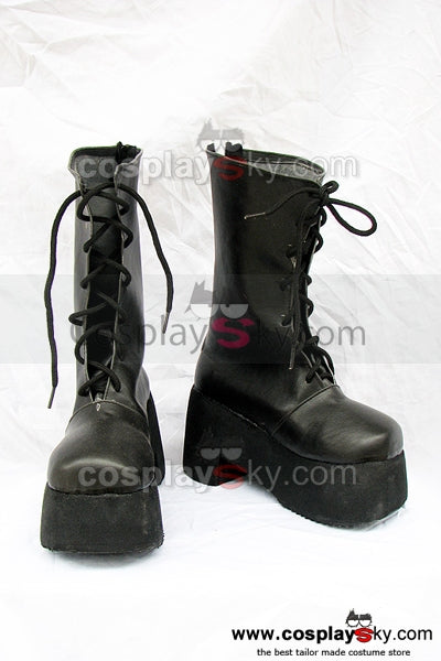 Fate Stay Night Saber Botte Noire Cosplay Chaussures