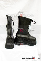 Fate Stay Night Saber Botte Noire Cosplay Chaussures