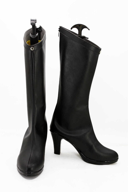 Fate/kaleid liner PRISMA Illya Kuro/Noir Bottes Cosplay Chaussures