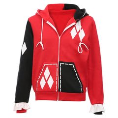 Adulte Harley Quinn Veste à Capuche Sweat-shirt