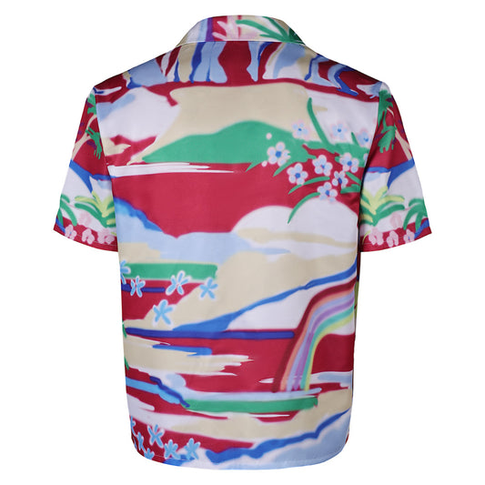 Film Argylle 2024 John Cena Chemise Imprimée Cosplay Costume