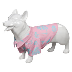 Film Barbie Ken Chemise Imprimée Rose Costume Pour Animal