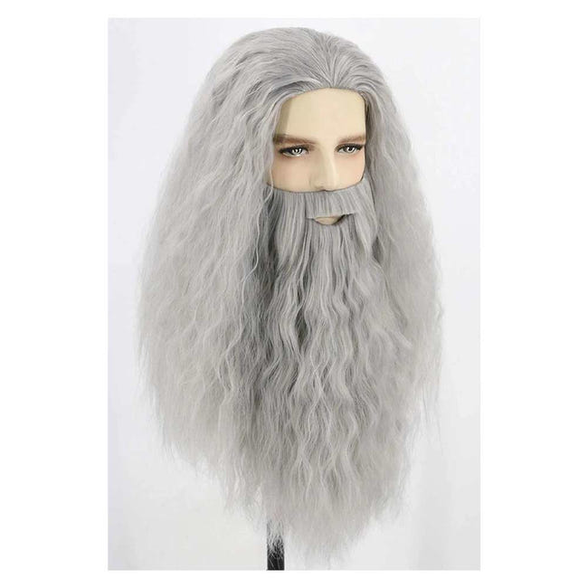 Perruque Et Barbe Orange D'Irlandais - Déguisement Lutin, Leprechaun, Homme - 1
