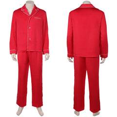 Film La Merveilleuse Histoire de Henry Sugar Rouge Pyjama Cosplay Costume