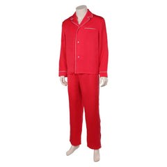 Film La Merveilleuse Histoire de Henry Sugar Rouge Pyjama Cosplay Costume