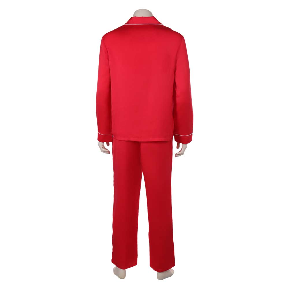 Film La Merveilleuse Histoire de Henry Sugar Rouge Pyjama Cosplay Costume