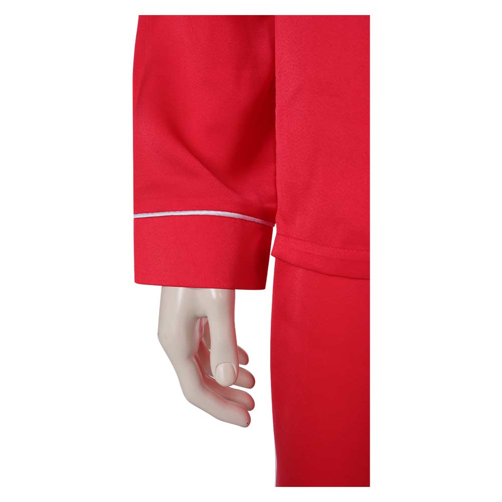 Film La Merveilleuse Histoire de Henry Sugar Rouge Pyjama Cosplay Costume