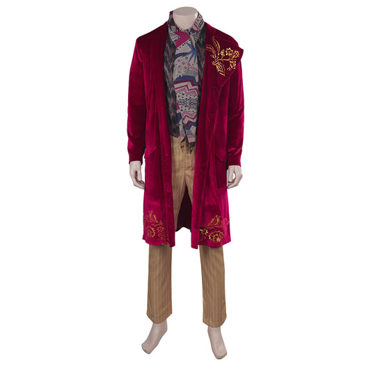 Film Wonka(2023) Wonka Uniforme Cosplay Costume