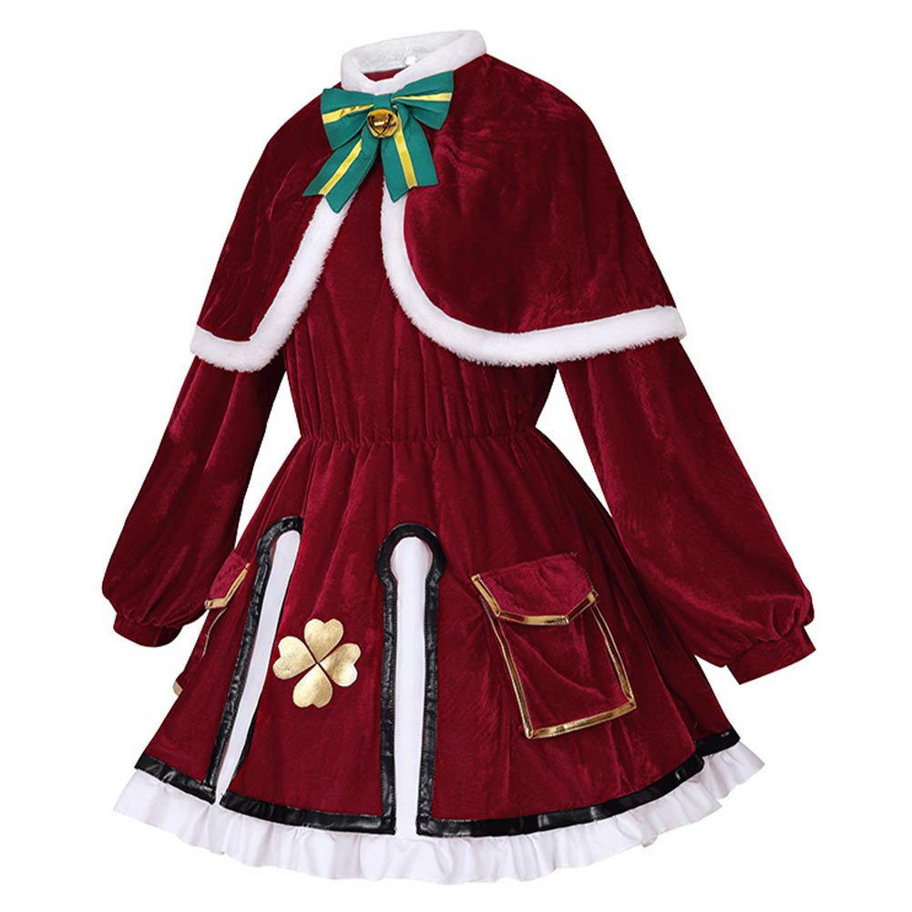 Genshin Impact Klee Tenue de Noël Cosplay Costume