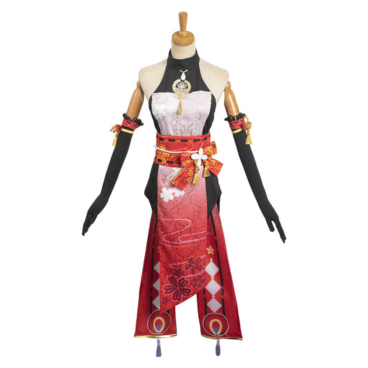 Genshin Impact Yae Miko QiPao Rouge Design Original Cosplay Costume