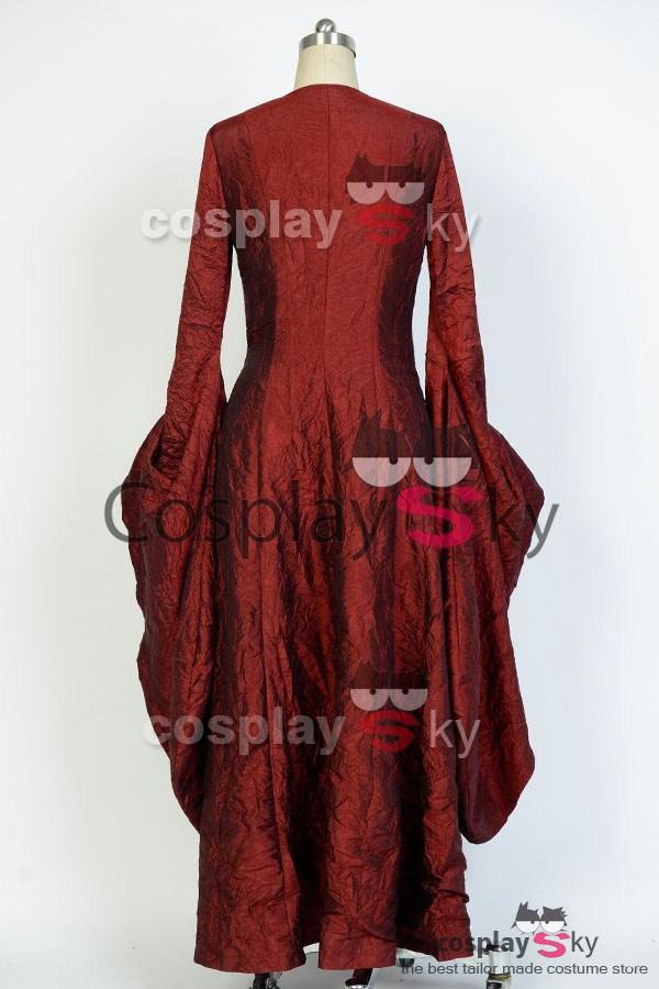Le trône de fer The Red Woman Melisandre Robe Cosplay Costume