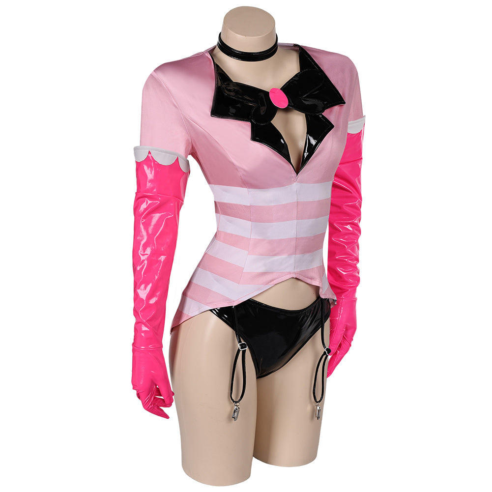 Hazbin Hotel(2024) Angel Dust Lingerie Pour Femme Cosplay Costume