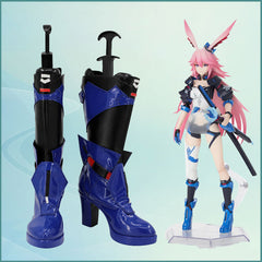 Honkai Impact Yae Sakura Cosplay Chaussures