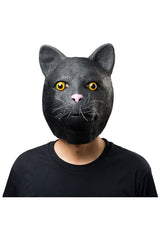 Chat Noir Masque Halloween Carnaval Fete Animaux Masques Cosplay Accessoire