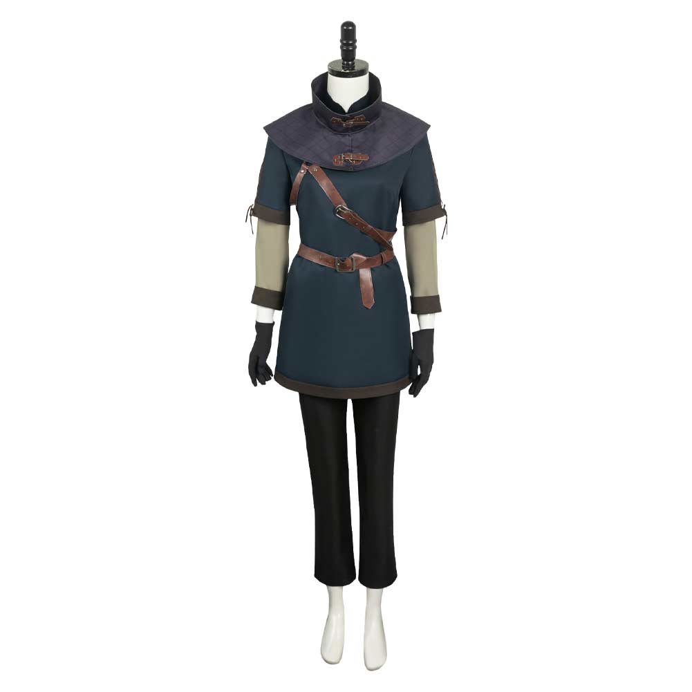 Jeu Dragon‘s Dogma 2 Archer Tenue Noire Cosplay Costume