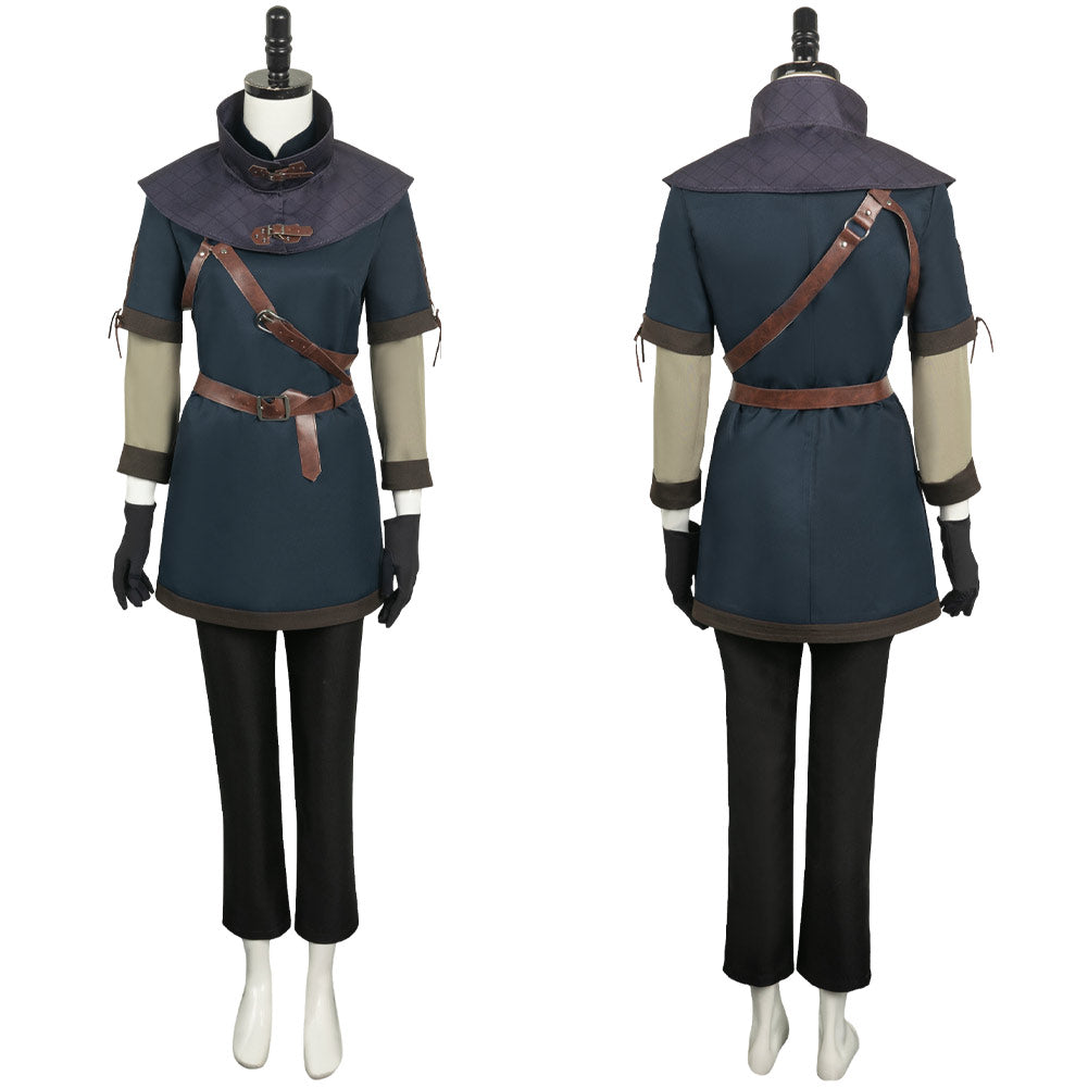 Jeu Dragon‘s Dogma 2 Archer Tenue Noire Cosplay Costume