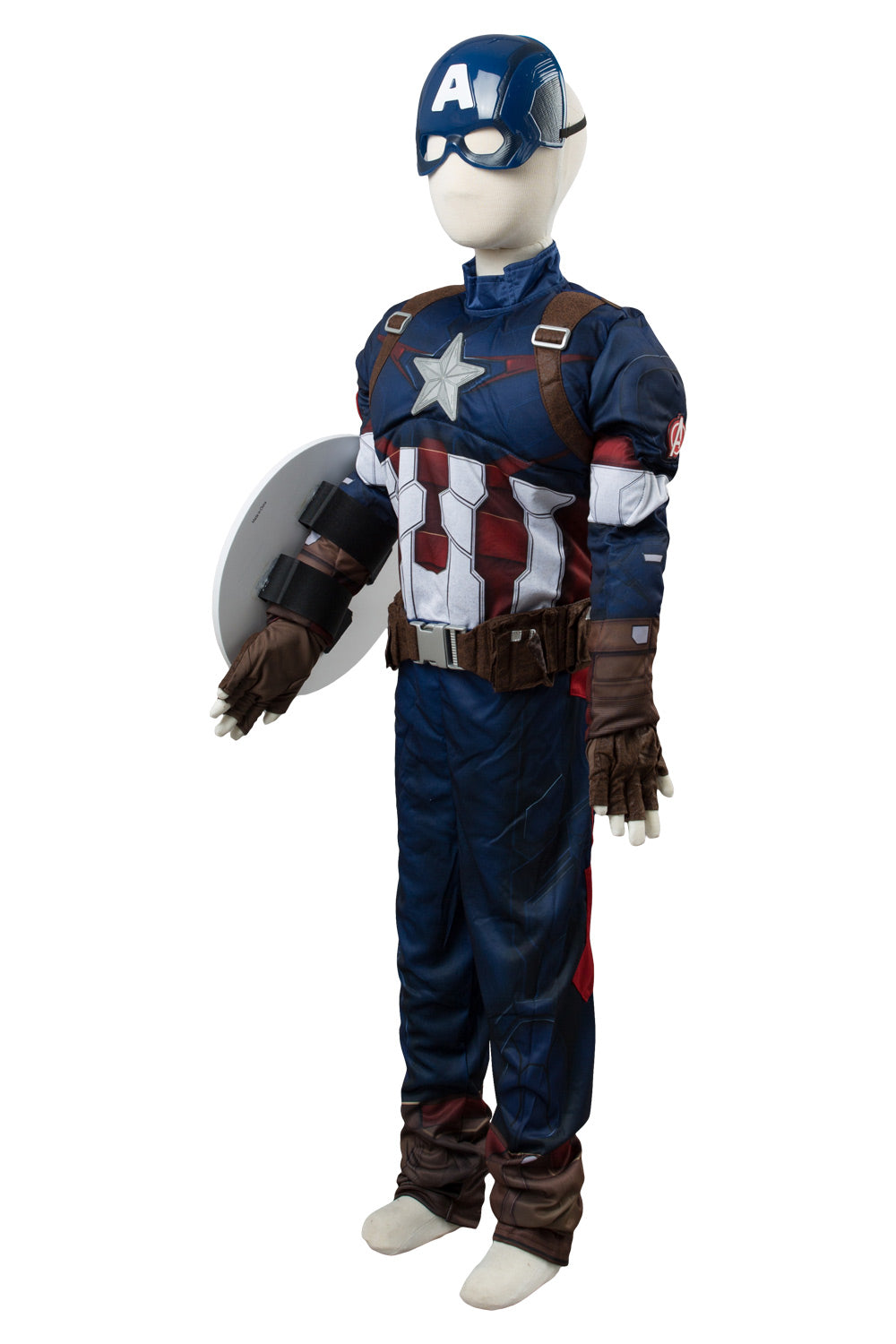 Déguisement enfant Captain America - Marvel (2 pièces : co bleu