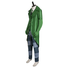 mens halloween green suit villain costume green suit outfit Cosplay Costume Outfits Halloween Carnival Suit