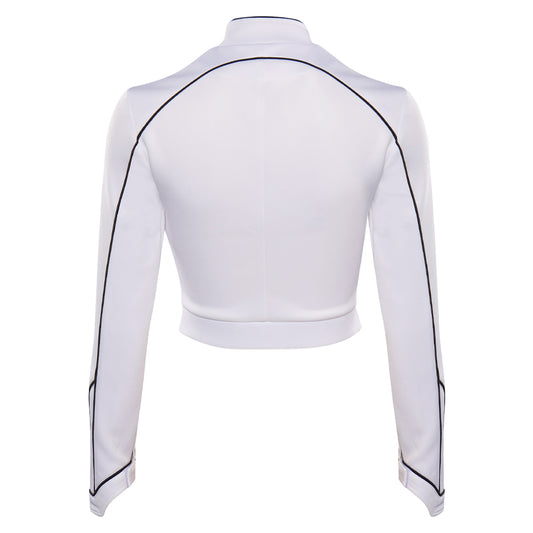 Monica Rambeau Monica Captain Femme Blanc Veste Cosplay Costume