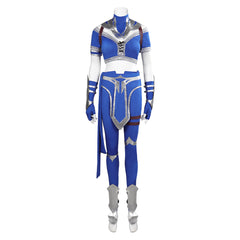 Mortal Kombat Kitana Combattant Jeu Video Cosplay Costume