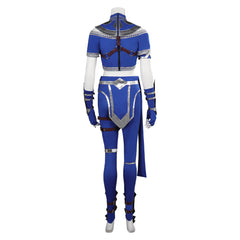 Mortal Kombat Kitana Combattant Jeu Video Cosplay Costume