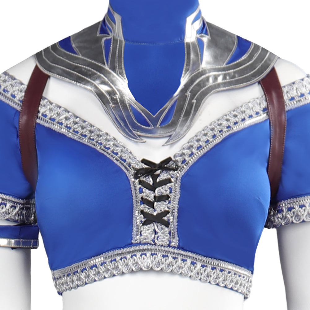 Mortal Kombat Kitana Combattant Jeu Video Cosplay Costume