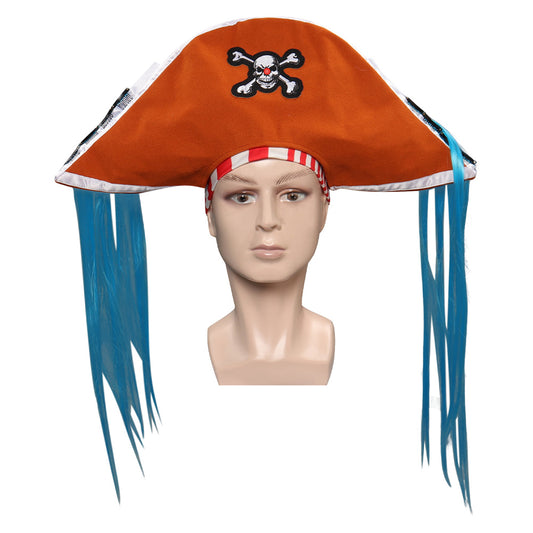 One Piece Buggy Pirates Chapeau De Pirate & Foulard Accessoire