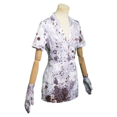 Silent Hill 2 Remaked Monster Nurse Blanc Robe Cosplay Costume Halloween