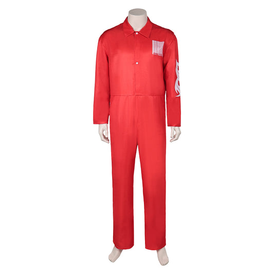 Slipknot Joey Jordison Uniforme Rouge Cosplay Costume