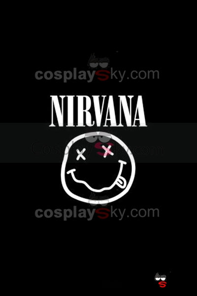 NIRVANA Tee-shirt Noire [Livraison Gratuite]
