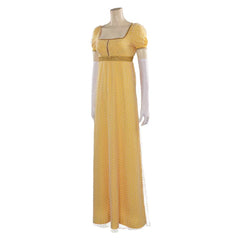 TV Docteur Qui Ruby Sunday Robe Jaune Cosplay Costume