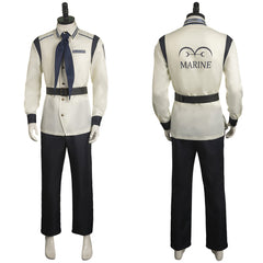 TV One Piece Navy Marine Tenue Cosplay Costume