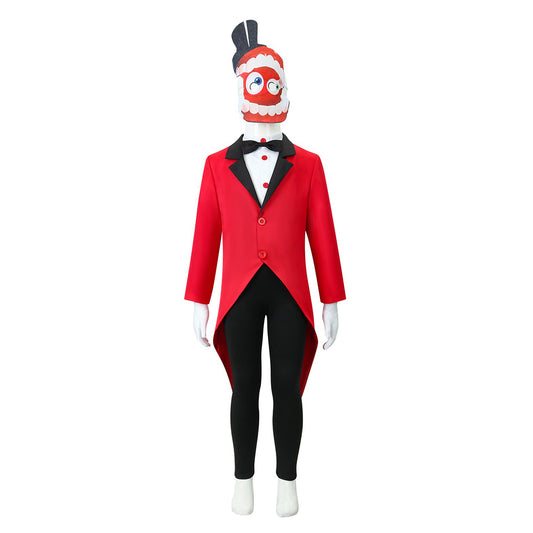 TV The Amazing Digital Circus Caine Tenue Rouge Cosplay Costume