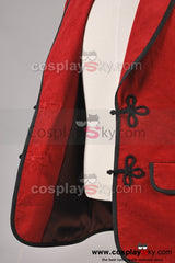 Doctor Who 3e Dr Veste Rouge Cosplay Costume