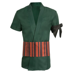 Zoro One Piece Veste Vert Cosplay Costume