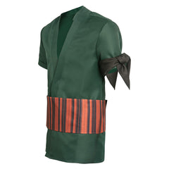 Zoro One Piece Veste Vert Cosplay Costume