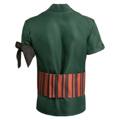 Zoro One Piece Veste Vert Cosplay Costume