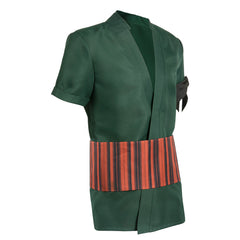 Zoro One Piece Veste Vert Cosplay Costume